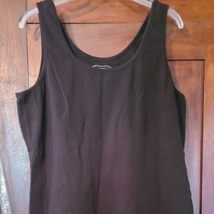Maurices plain black tank top